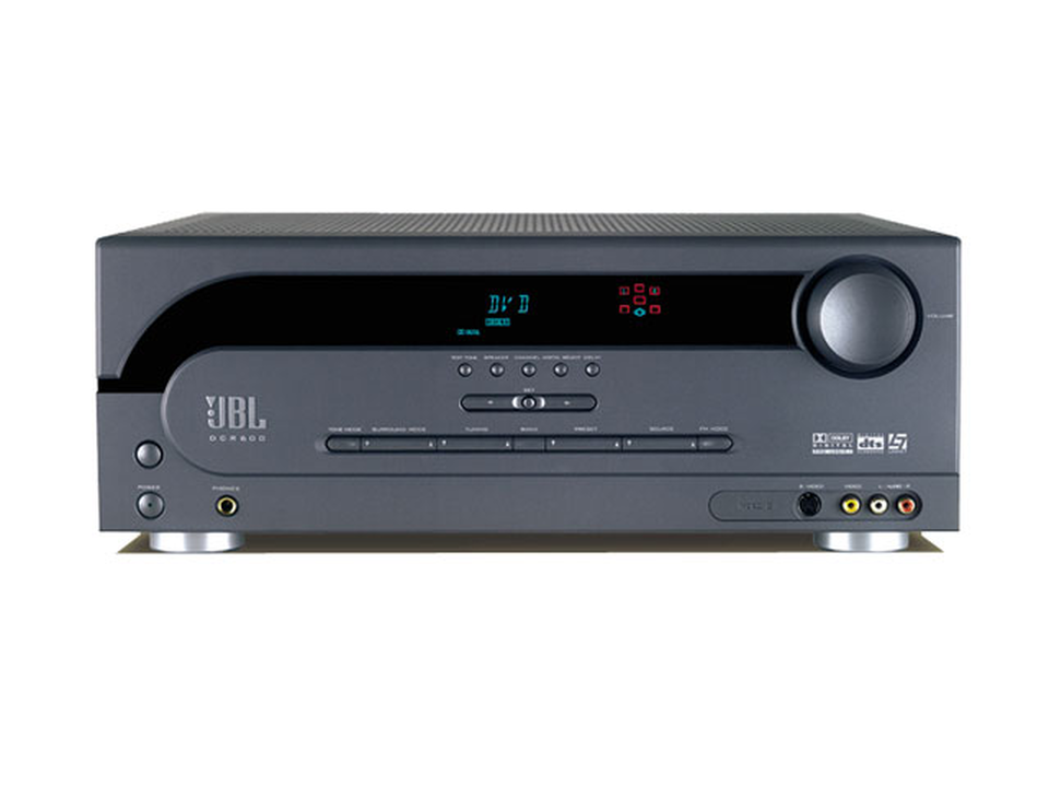 DCR 600 - Black - 100W x 5 Dolby Digital/DTS Receiver With Logic 7, VMAx and MP3 Decoding. Part of the CINEMA PROPACK 600 system. - Hero